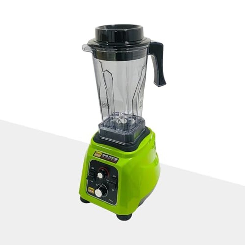 EASY COOK MH15 Hardfighter 1500 Watt Mixer Juicer Grinder | Heavy Duty Commercial Blender | Hi-Speed Blender for Cafe and Restaurants | 4x Performance | Green Red Black