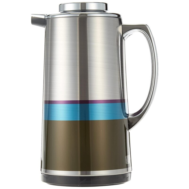 Royalford Silver Vacuum Flask Stainless Steel | Multi-Walled Hot & Cold Beverage Thermos | Long-Hour Temperature Retention for Tea, Coffee & Water